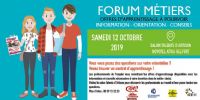 Forum des métiers emploi apprentissage. Le samedi 12 octobre 2019 à Belfort. Belfort.  10H00